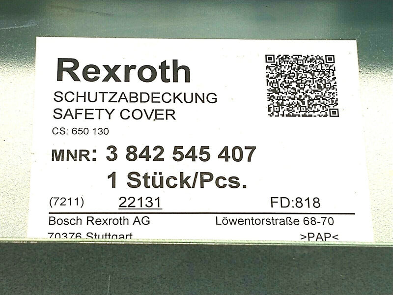 Bosch Rexroth 3842545407 Protective Covers For ST 5/XH-FR & ST 5/H-FR w/ Springs - Maverick Industrial Sales