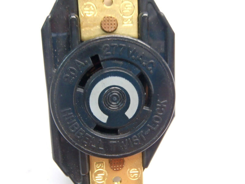 Hubbel Twist-Lock Receptacle 20A 277 VAC CU Wire Only - Maverick Industrial Sales