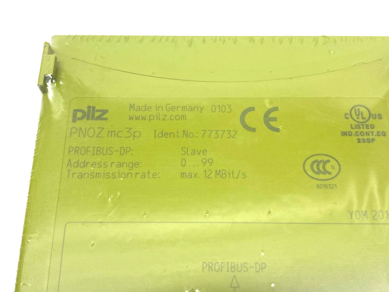 Pilz PNOZ mc3p Profibus 2 Fieldbus Communication Slave Module PROFIBUS-DP 773732 - Maverick Industrial Sales