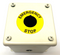 Hoffman E1PBXM Extra Deep Emergency Push Button Enclosure White - Maverick Industrial Sales