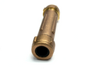 3/8" Pipe 1/2" Copper Tube Brass Compression Pipe Joining Coupling 5" Long - Maverick Industrial Sales