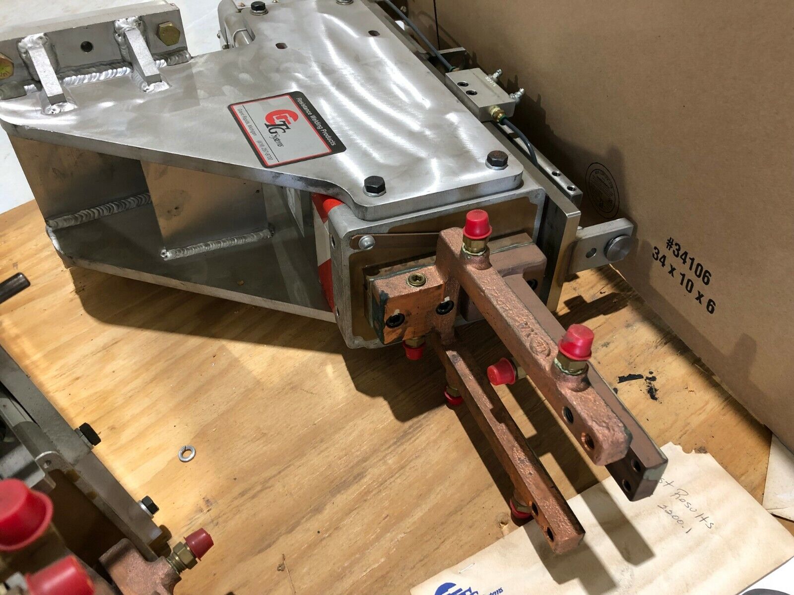 TG Systems GTS-2200 Robot Weld Gun Pinch Spot Welder RoMan 136 KVA Transformer - Maverick Industrial Sales