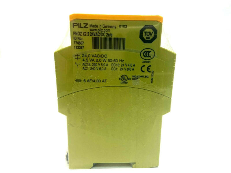 Pilz PNOZ X2.2 24VAC/DC 2n/o Safety Relay 774607 - Maverick Industrial Sales