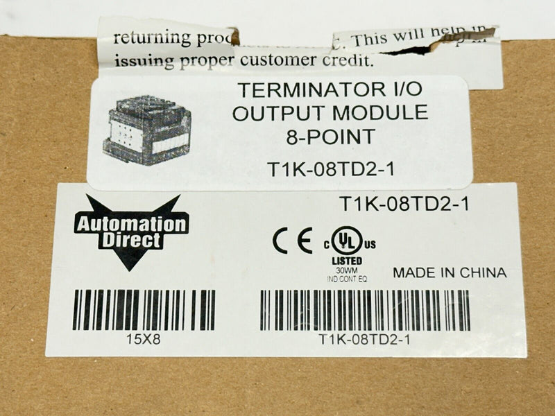 Automation Direct T1K-08TD2-1 Discrete Module 8-Point - Maverick Industrial Sales