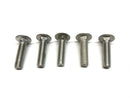 Carriage Bolt Aluminum 3/8"-16 UNC x 1-1/2" LOT OF 5 - Maverick Industrial Sales