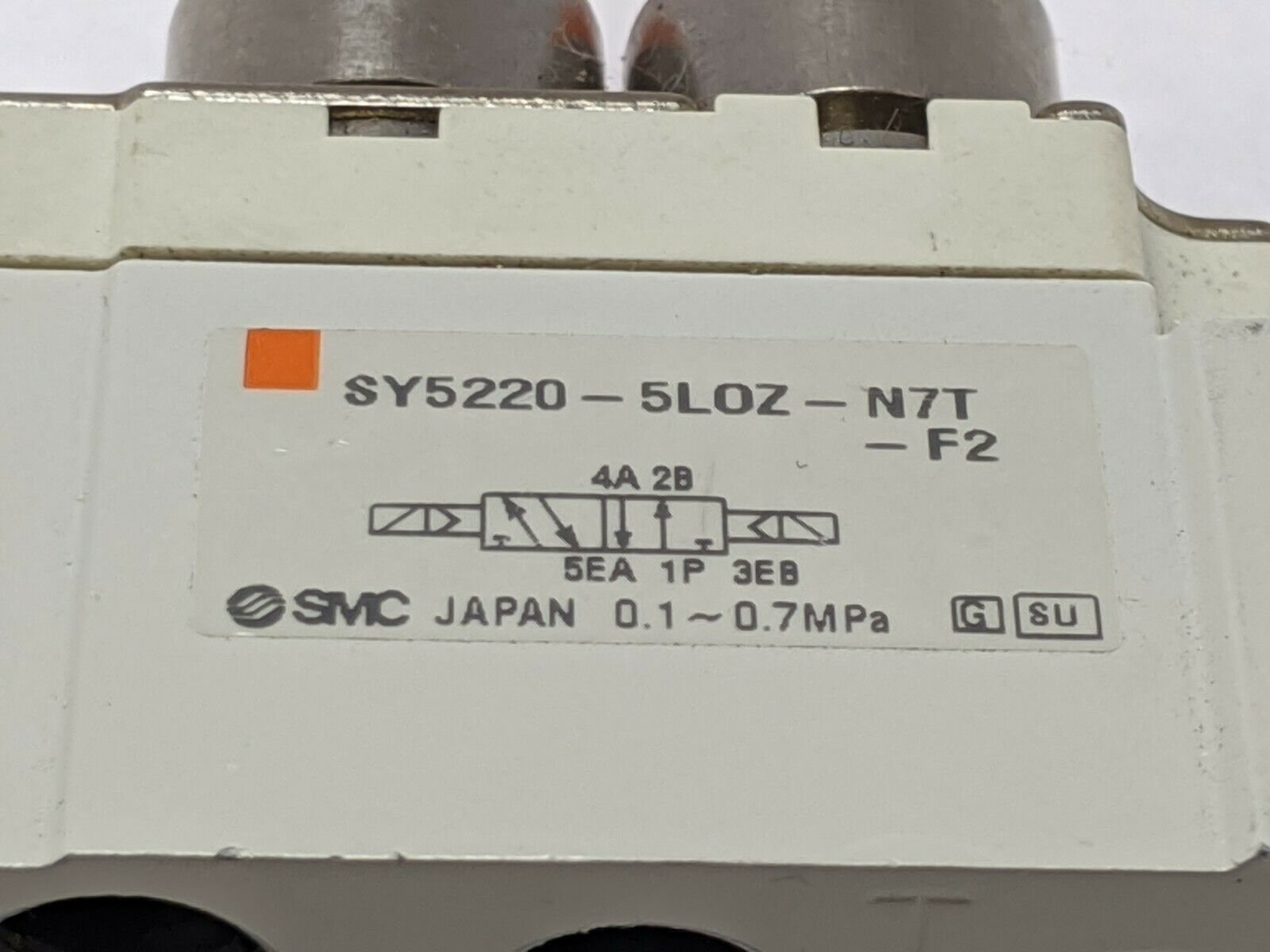 SMC SY5220-5LOZ-N7T-F2 Double Solenoid Valve 5 Port - Maverick Industrial Sales