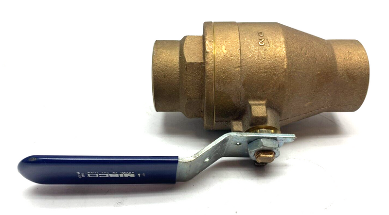 Nibco NJ998HD 2" Two Piece Ball Valve Lead Free Brass SP-110 Handle S-FP600A - Maverick Industrial Sales