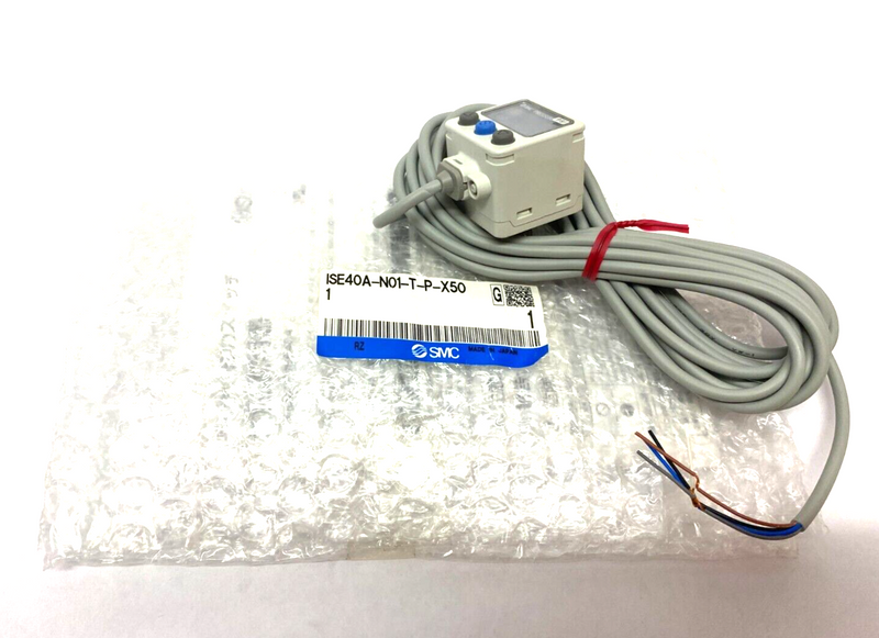 SMC ISE40A-N01-T-P-X501 High Precision Digital Pressure Switch 2-Color Display - Maverick Industrial Sales