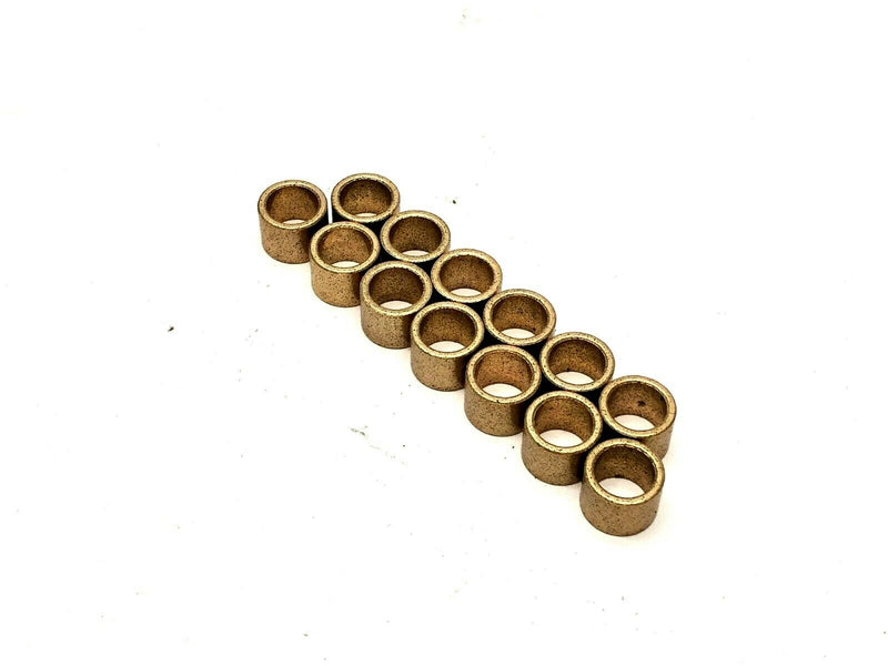 Oilite AA507-11B Plain Sleeve Bushing 1/8" ID 1/2" OD 1/8" Length LOT OF 13 - Maverick Industrial Sales