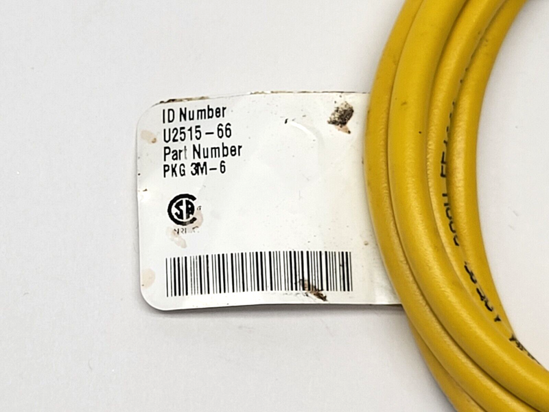 Turck U2515-65 Actuator and Sensor Cordset PKG 3M-6 M to F Connector 3-Pin - Maverick Industrial Sales