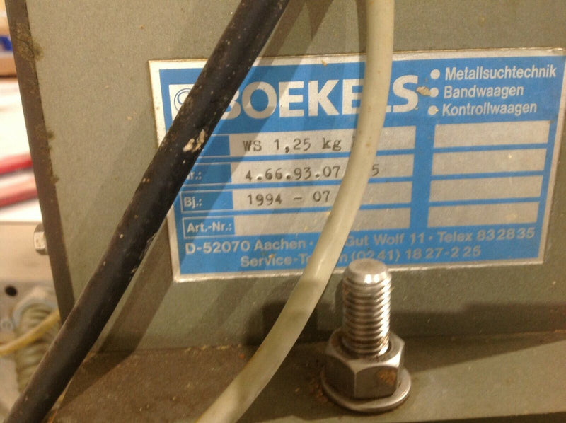 Boekels EWK 419 Check Weigh Machine, 419-32-005-30 115V with Boekels WS 1,25 kg - Maverick Industrial Sales