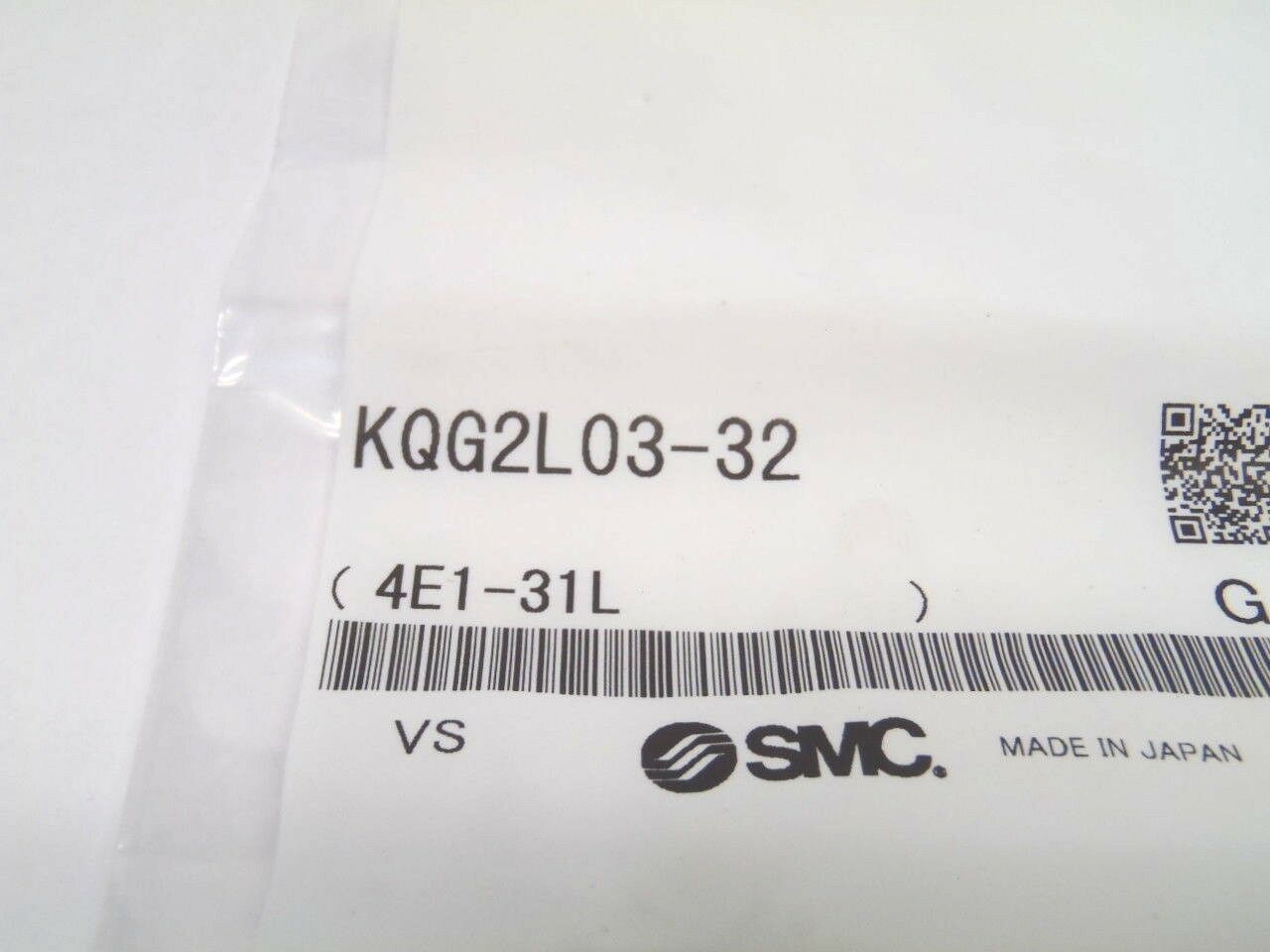 SMC KQG2L03-32 Male Elbow 10/32 Pipe Fitting, 5/32" In Tube 316 Stainless Steel - Maverick Industrial Sales