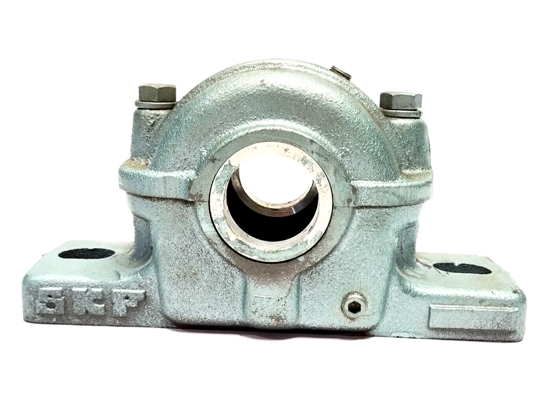 SKF SAF509L Split Pillow Block Housing, 2-Bolt Base - Maverick Industrial Sales