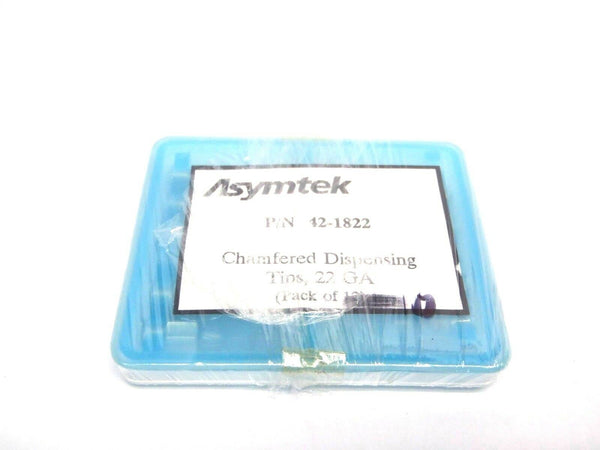 Lot of (10) Asymtek 42-1822 22 Gauge Chamfered Dispeensing Tips, 22 Gauge - Maverick Industrial Sales