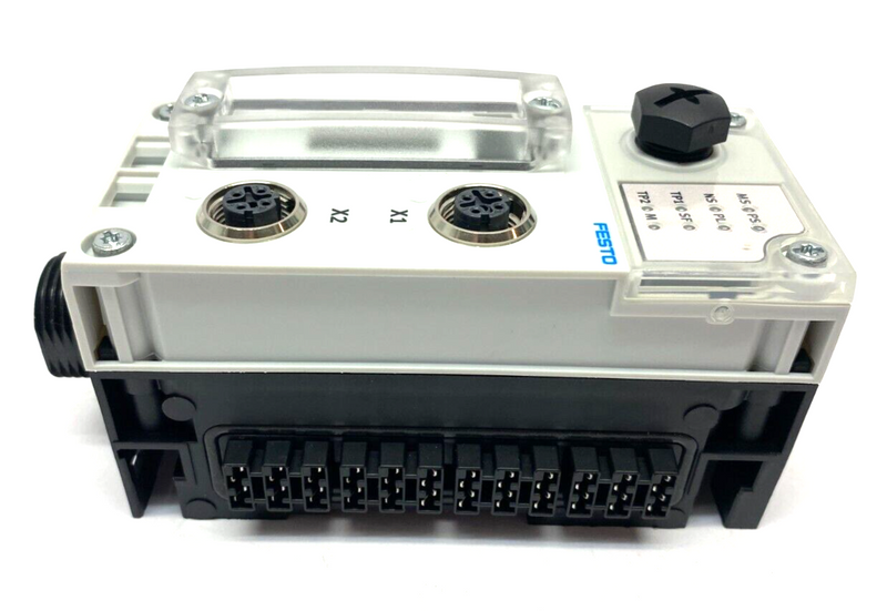 Festo CPX-FB36 EtherNet/IP Modbus Bus Node 1912451 w/ CPX-GE-EV-S-7/8-5POL Base - Maverick Industrial Sales