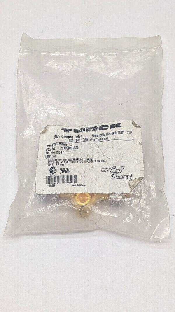 Turck RSM-2RKM 40 Actuator and Sensor Tee T-Splitter without Cable U0140 - Maverick Industrial Sales