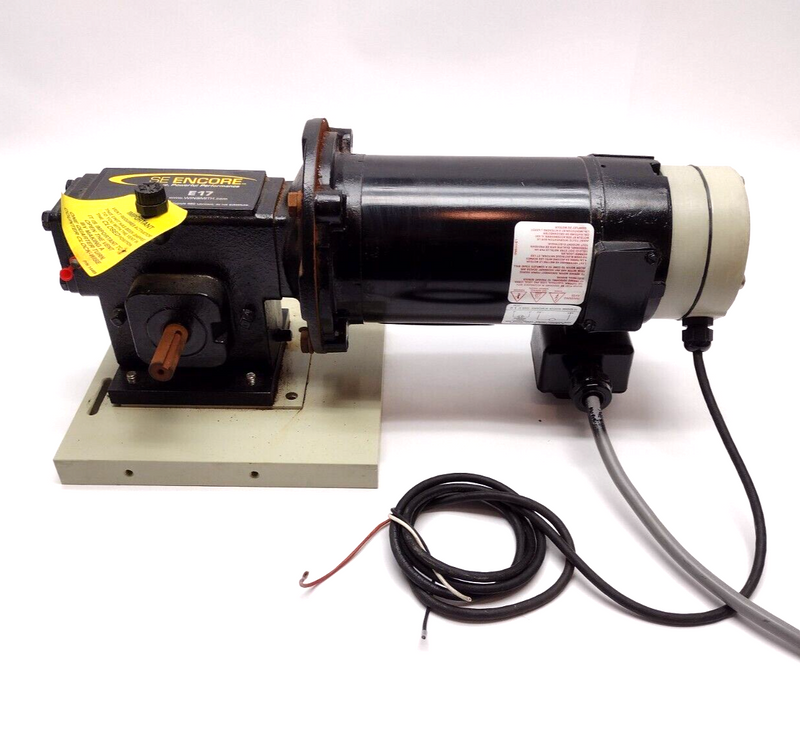 Chemcut 114593 60:1 0.27 HP 417 in/lbs E17MDTS085X0GC Gearmotor Wiinsmith E17 - Maverick Industrial Sales