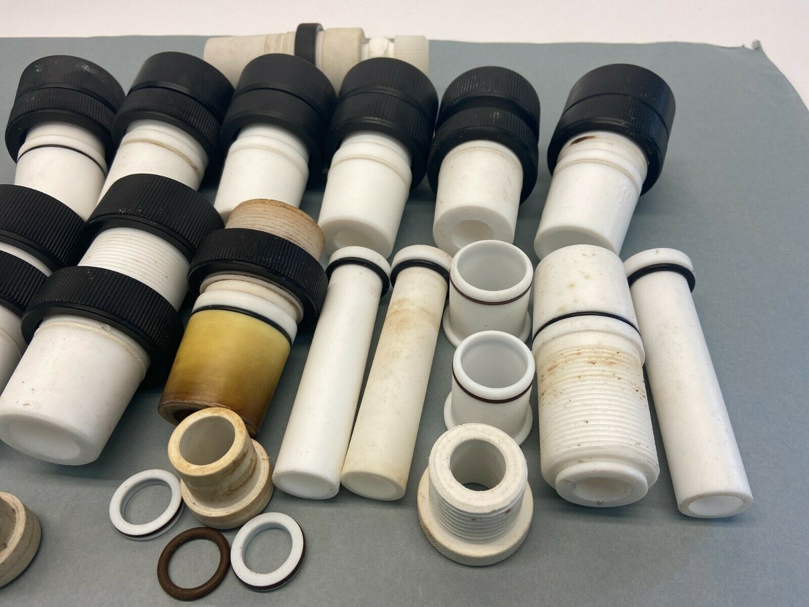 Clemglass PTFE Stirrer Bearing LOT OF Various Sizes 19-30mm ID - Maverick Industrial Sales