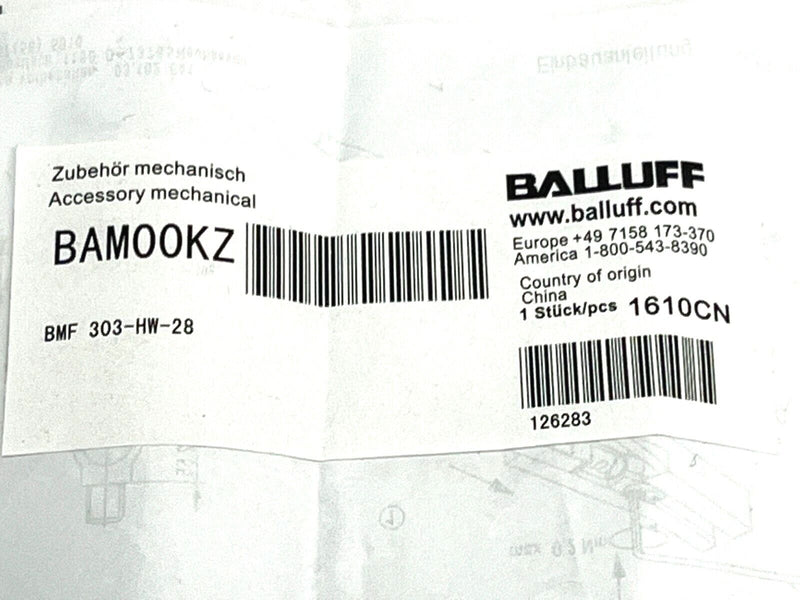 Balluff BAM00KZ Mounting Bracket for Magnetic Sensors - Maverick Industrial Sales