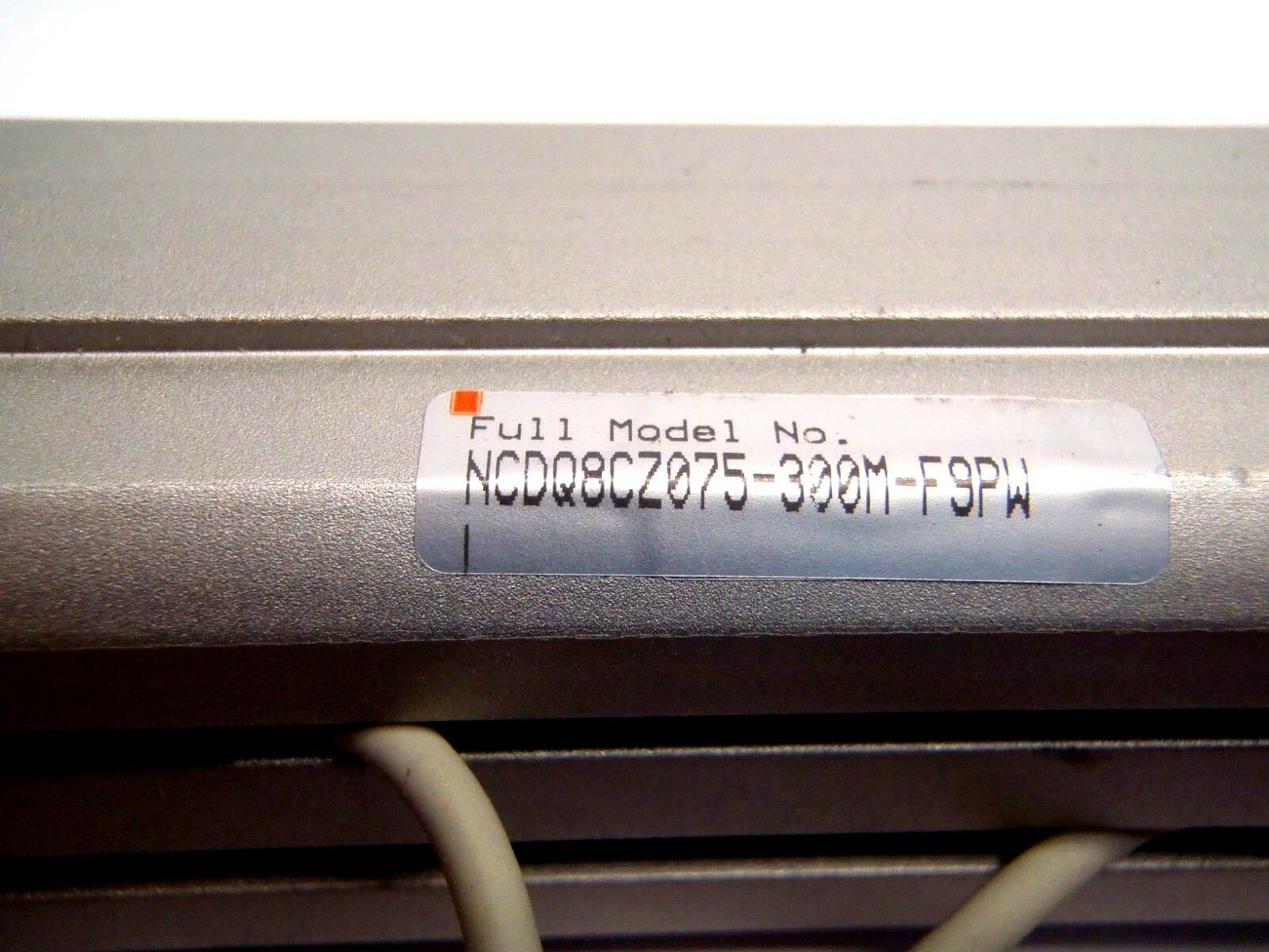 SMC NCDQ8CZ075-300M-F9PW Compact Pneumatic Cylinder w/ 2) D-F9PW Auto Switch - Maverick Industrial Sales