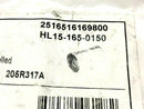 Hailiang HL15-165-0150 Couplings w/ Stop CXC Rolled 1-1/8" OD LOT OF 3 - Maverick Industrial Sales