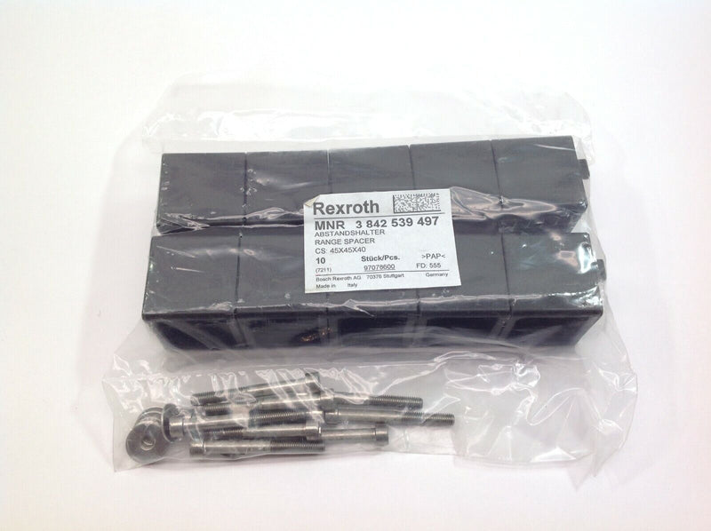 Bosch Rexroth 3842539497 Range Spacer 45x45x40 PACKAGE OF 10 - Maverick Industrial Sales