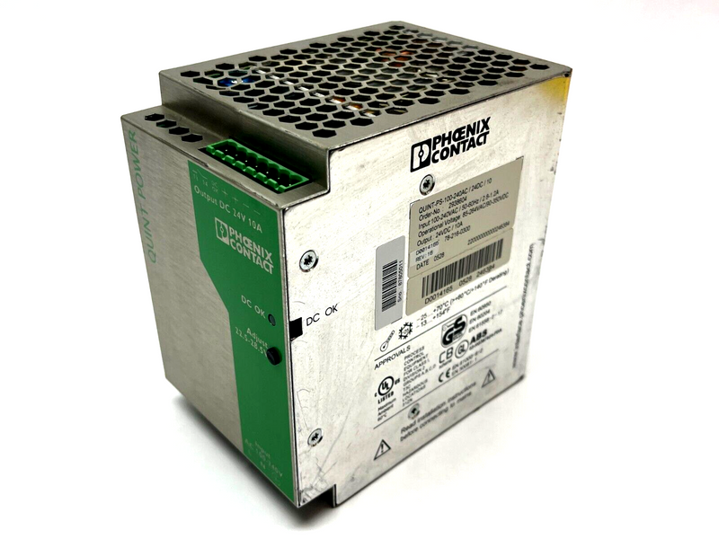 Phoenix Contact QUINT-PS-100-240AC/24DC/10 Power Supply Unit 2938604 - Maverick Industrial Sales