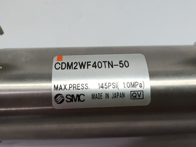 SMC CDM2WF40TN-50 Double Rod Round Body Cylinder 40mm Bore 50mm Stroke - Maverick Industrial Sales