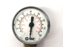 SMC Pressure Gauge 0-160PSI 1/2"NPT - Maverick Industrial Sales