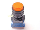 HW1L-M2F10QD-A-24V 22mm HW Illuminated Button Momentary Extended - Maverick Industrial Sales