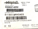 Adaptall SS9037-0202 Stainless Steel Male 1/8" NPT x Female 1/8" BSPP 10 PACK - Maverick Industrial Sales