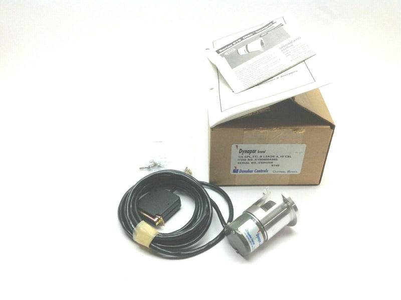 Dynapar E150900A865 Encoder 1/4" CPL TTL B Leads A 10' Cable - Maverick Industrial Sales