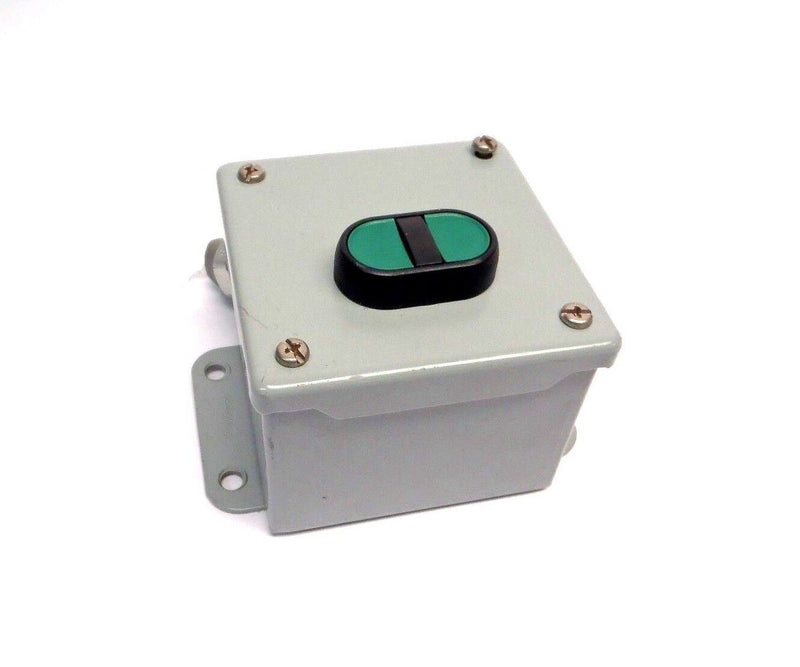 Hoffman A404SC Push Button Enclosure 1 Hole w/ AB 800F-X10/ BMI 092A030B250AC1A - Maverick Industrial Sales