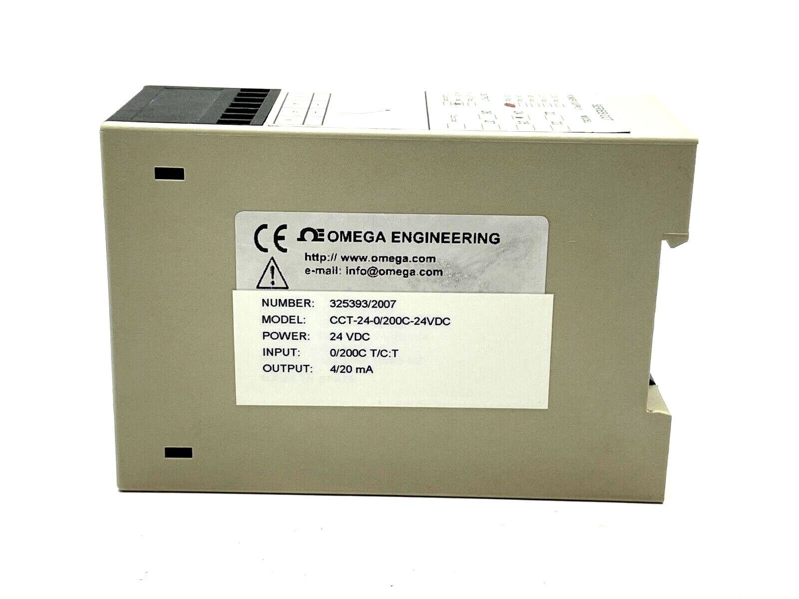 Omega CCT-24-0/200C-24VDC Signal Conditioner 325393/2007 - Maverick Industrial Sales