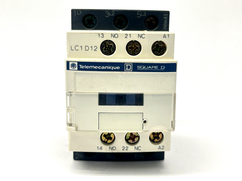 Telemecanique LC1D12-G7 Contactor 25A 120V 3-Pole w/ Cover - Maverick Industrial Sales