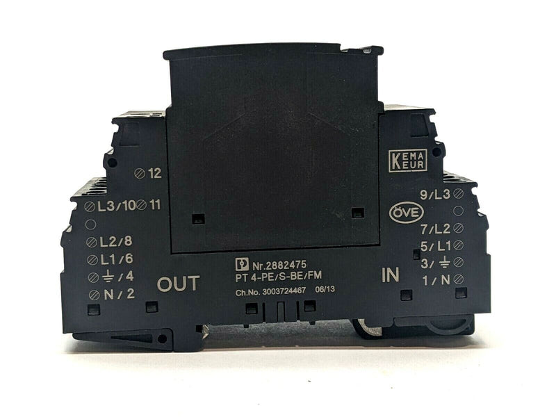 Phoenix Contact PT 4-PE/S-230AC-ST Surge Protection Plug w/ PT 4-PE/S-BE/FM Base - Maverick Industrial Sales