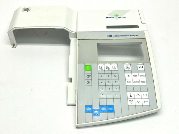 Mettler Toledo HR73 Halogen Moisture Analyzer Front Panel ME-214353 ME-214323 - Maverick Industrial Sales