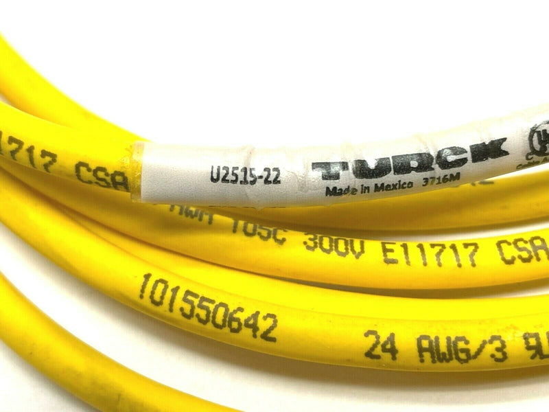 Turck PKG 3M-10 Cordset 9ft Length U2515-22 - Maverick Industrial Sales