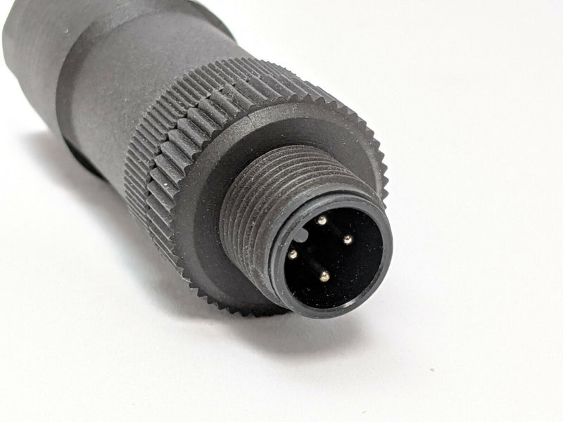 4 Pole M12 Field Wireable Straight Connector - Maverick Industrial Sales
