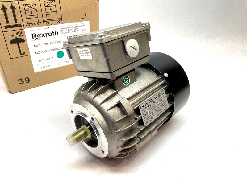 Bosch Rexroth 3842547993 Electric Motor, 230/400V, .22kW, 3SIEK63 
