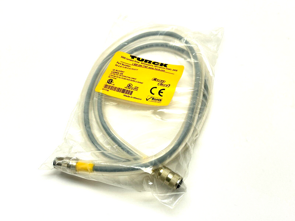 Turck RK 4.4T-1-RS 4.4T/S1077 Eurofast Molded Cordset 1m U0983-35 - Maverick Industrial Sales