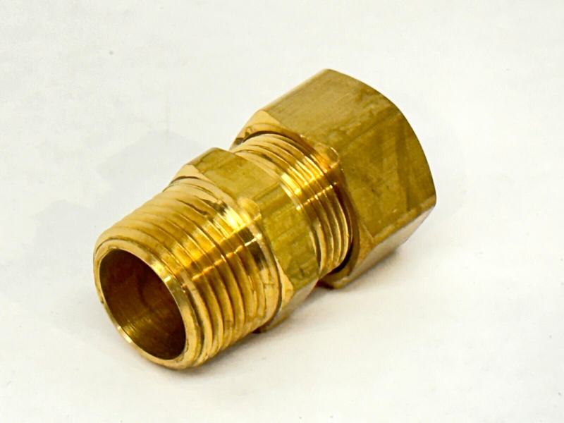 5/8" OD Compression Tube x 1/2" MNPT Connector Brass - Maverick Industrial Sales