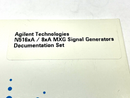 Agilent N5180-90007 Documentation Set for N516xA/8xA MXG Signal Generator - Maverick Industrial Sales