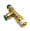 Parker 171PTC-4-4 Push-To-Connect Swivel Brass Run Tee 1/4" Tube and Thread - Maverick Industrial Sales