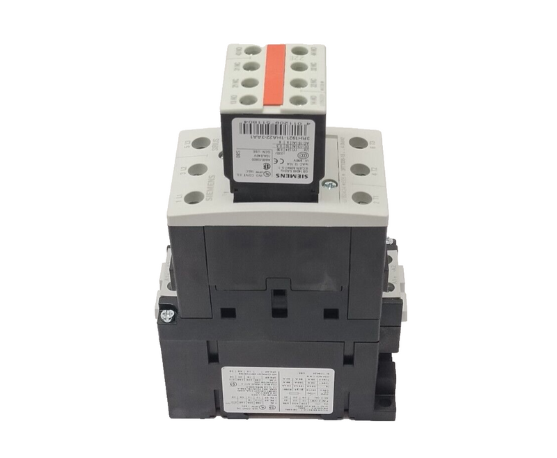 Siemens 3RT1036-1BB44-3MA0 Contactor, 2NO 2NC 3-Pole, 24VDC Coil - Maverick Industrial Sales