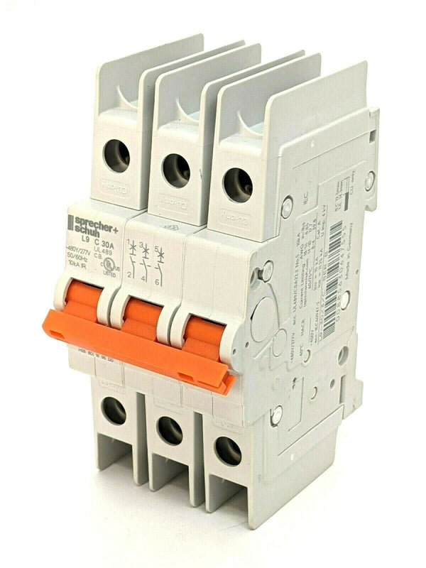 Sprecher+Schuh L9-30/3/C Miniature Circuit breaker - Maverick Industrial Sales