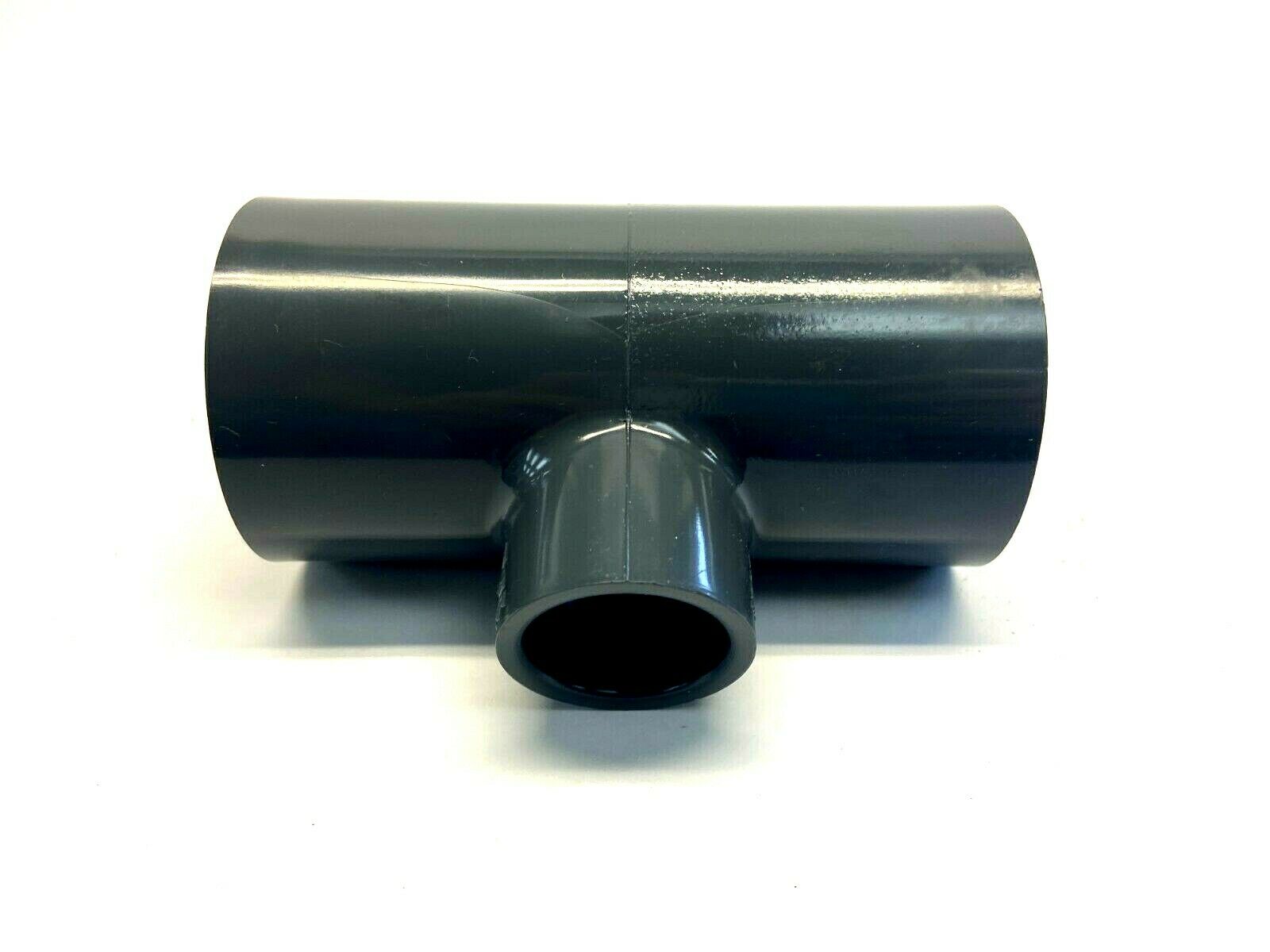 Lasco 9801249 Schedule 80 PVC Slip Reducing Tee 2" x 2" x 1" - Maverick Industrial Sales