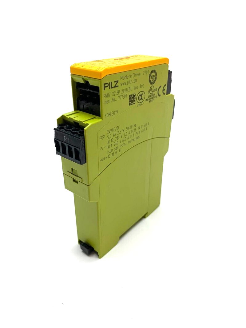 Pilz PNOZ X2.8P 3n/o 1n/c Safety Relay 24V AC/DC 5.5VA 777301 MISSING TERMINAL - Maverick Industrial Sales