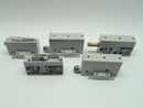 Lot of 5 Numatics Manifold Blocks with Various Fittings Double Z Board - Maverick Industrial Sales