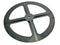 Labeler Reel Wheel 15-1/2" Diameter 1/2" Bore 3/16"-1/2" Thick Black Aluminum - Maverick Industrial Sales